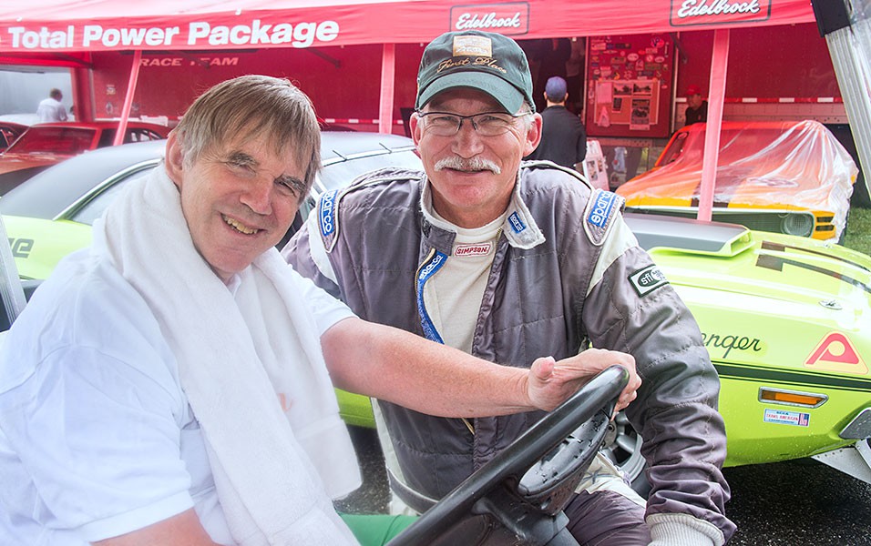 Trans Am driver Sam Posey & Richard Goldsmith