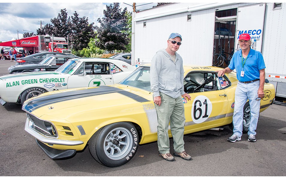 Jim Halsey & Trans Am driver Dan Furey